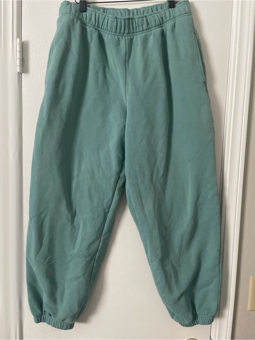 Athleta Teal Jogger Sweatpants
